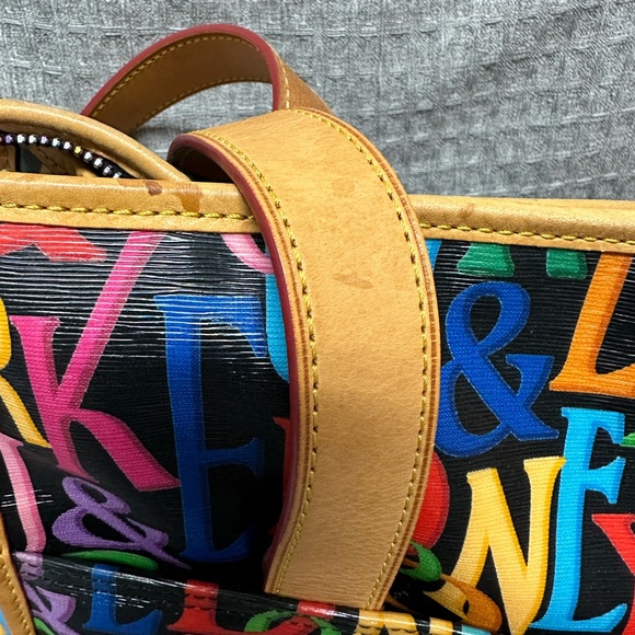 Dooney and Bourke doodle print laptop bag/tote bag - Picture 9 of 12